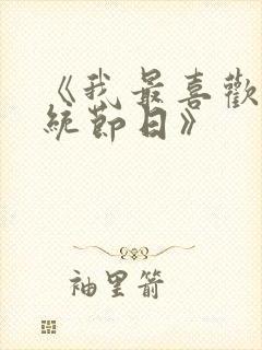 《我最喜欢的传统节日》