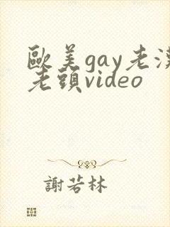 欧美gay老汉老头video
