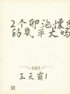 2个卵泡怀双胎的几率大吗?