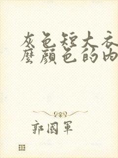 灰色短大衣配什么颜色的内搭最好看