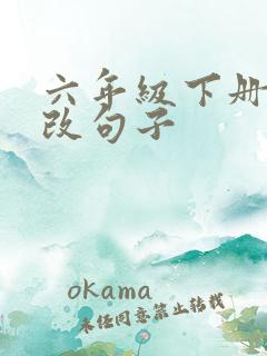 六年级下册语文改句子