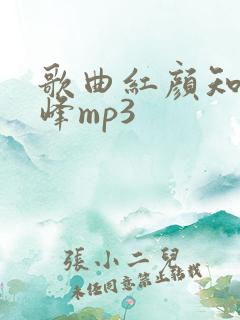 歌曲红颜知己王峰mp3