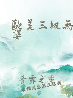 欧美三级无毒肥婆