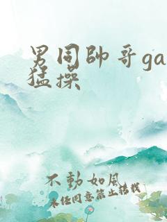 男同帅哥gay猛操