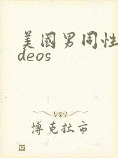 美国男同性videos