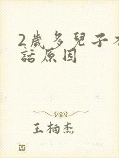 2岁多儿子不说话原因