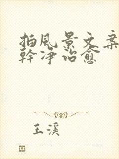 拍风景文案短句干净治愈