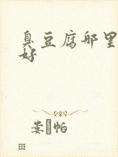 臭豆腐哪里技术好