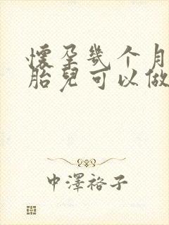 怀孕几个月腹中胎儿可以做亲子鉴定