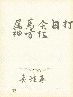 属马今日打牌财神方位