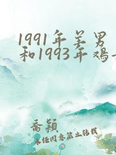 1991年羊男和1993年鸡女合婚吗