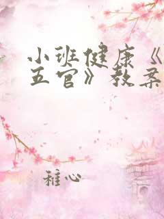 小班健康《我的五官》教案反思