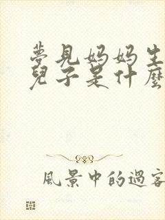 梦见妈妈生了个儿子是什么预兆