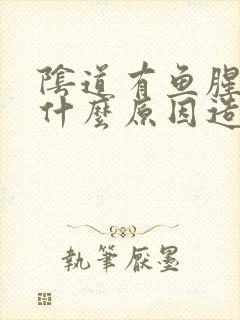 阴道有鱼腥味是什么原因造成的