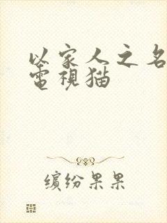 以家人之名剧情电视猫