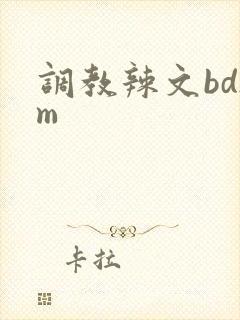 调教辣文bdsm