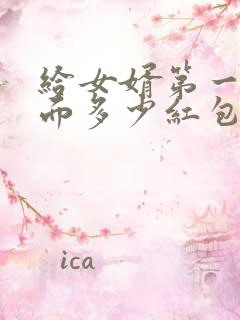 给女婿第一次见面多少红包