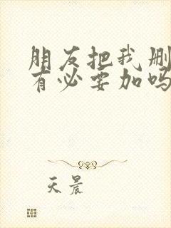 朋友把我删了还有必要加吗