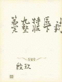 第九特区 小说完整版下载txt