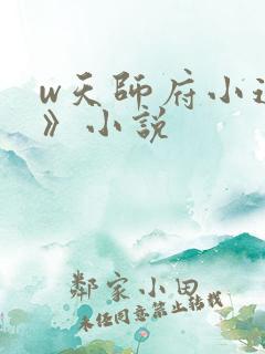 w天师府小道士》小说