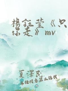 杨钰莹《只想跟你走》mv