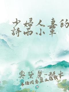 少妇人妻的欲望诗雨小军