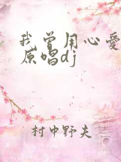 我曾用心爱着你原唱dj