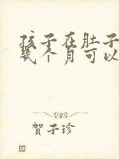 孩子在肚子里面几个月可以做亲子鉴定