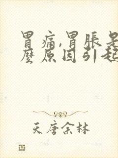 胃痛,胃胀是什么原因引起的