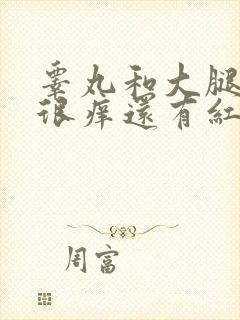 睾丸和大腿内侧很痒还有红疙瘩