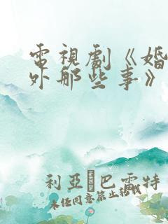 电视剧《婚里婚外那些事》