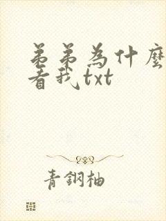 弟弟为什么这么看我txt