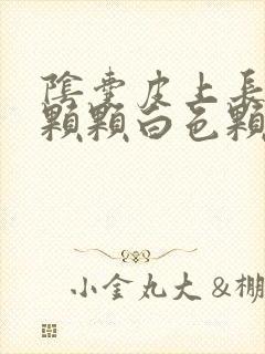 阴囊皮上长了一颗颗白色颗粒