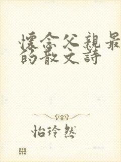 怀念父亲最落泪的散文诗