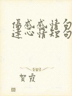 伤感感情句子表达心情短句