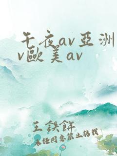午夜av亚洲av欧美av