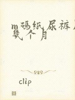 m码纸尿裤用到几个月