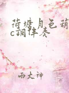 荷塘月色葫芦丝c调伴奏