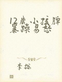 12岁小孩脾气暴躁易怒