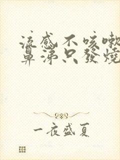 流感不咳嗽不流鼻涕只发烧怎么回事