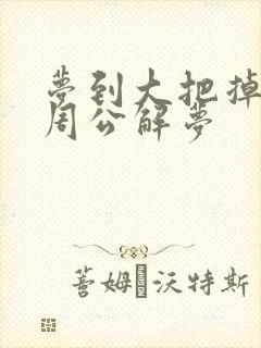 梦到大把掉头发周公解梦