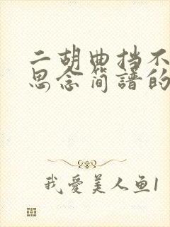 二胡曲挡不住的思念简谱的指法