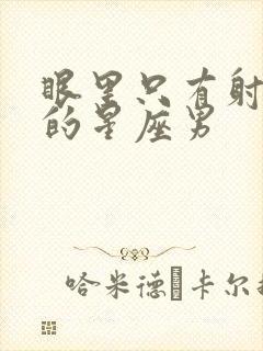 眼里只有射手女的星座男