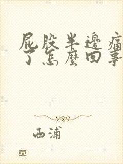 屁股半边痛还肿了怎么回事