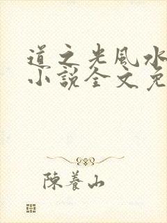 道之光风水道门小说全文免费阅读