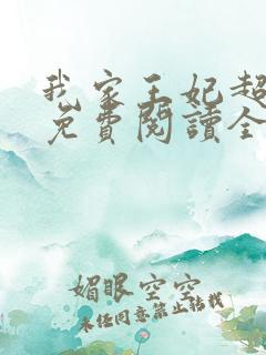 我家王妃超凶的免费阅读全文