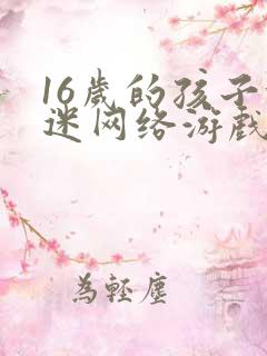 16岁的孩子沉迷网络游戏怎么办