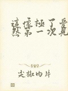 这像极了爱情虽然第一次见你