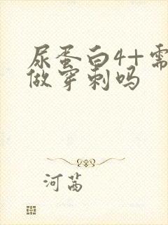 尿蛋白4+需要做穿刺吗