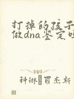 打掉的孩子可以做dna鉴定吗